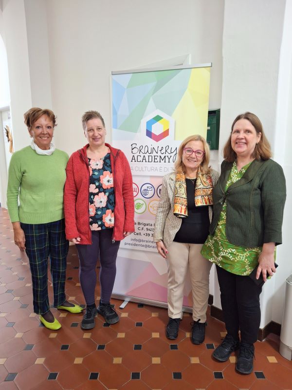 Antoisa job shadowing ‑viikko Italiassa Brainery Academyssä