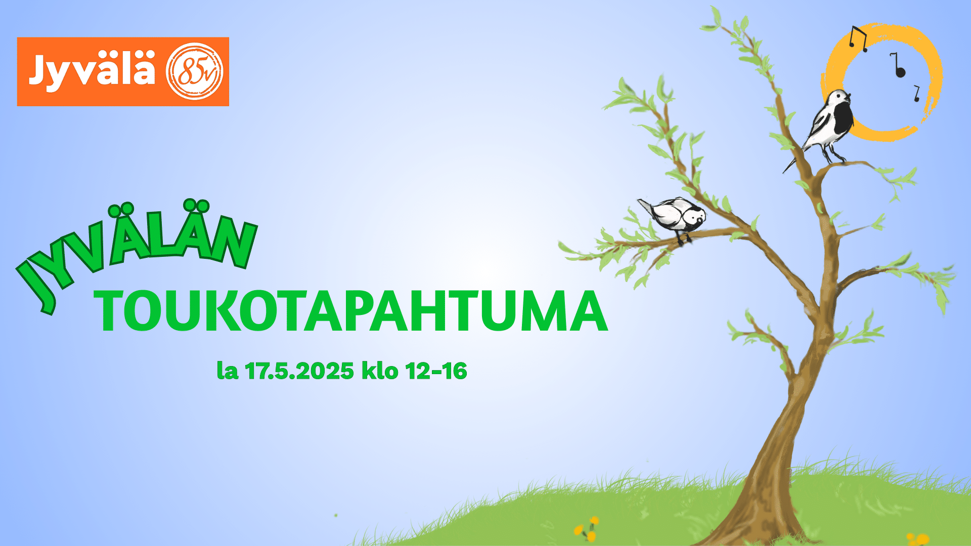 Toukokuun tapahtuma logo Jyvälän toiminnasta vuodelta 2025.